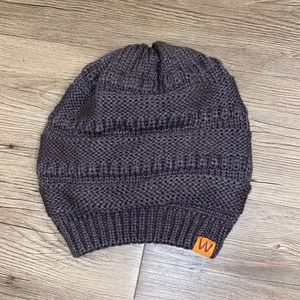 Dark Gray Knitted Beanie